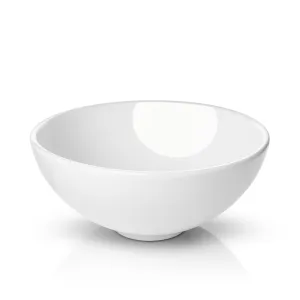 11" Round White Ceramic VesselBathroom Sink -Above Counter - Miligore