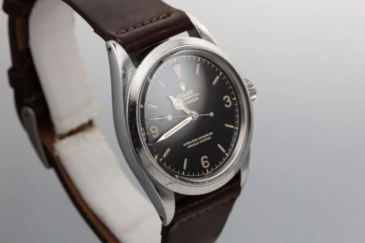 1963 Rolex Explorer 1016 Gilt Chapter Ring Dial