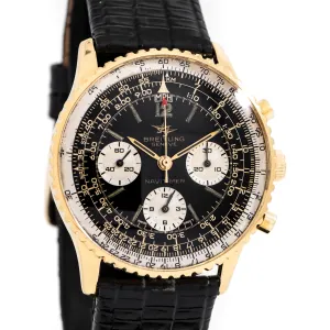 1967 Vintage Breitling Navitimer Ref. 806 14k Yellow Gold Plated Stainless Steel Watch (# 15003)