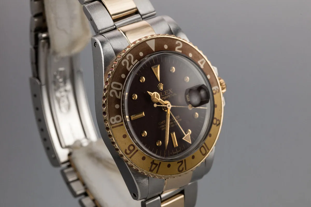 1978 Rolex Two-Tone GMT-Master 1675 with Brown Nipple Dial