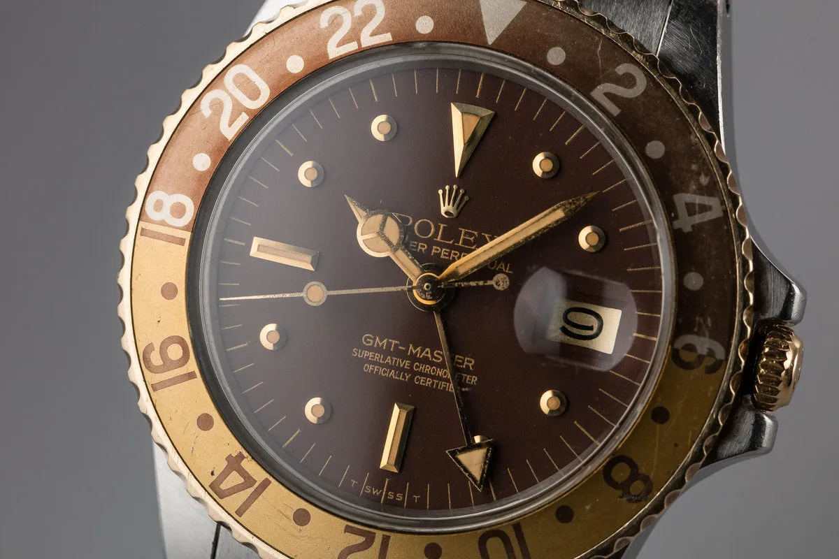 1978 Rolex Two-Tone GMT-Master 1675 with Brown Nipple Dial