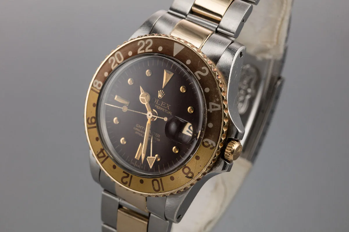 1978 Rolex Two-Tone GMT-Master 1675 with Brown Nipple Dial