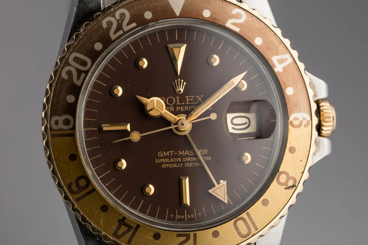 1978 Rolex Two-Tone GMT-Master 1675 with Brown Nipple Dial