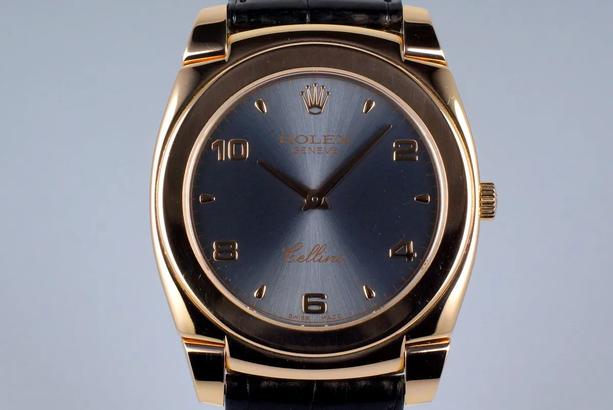 2007 Rolex Rose Gold Cellini 5330/5 with Box and Papers