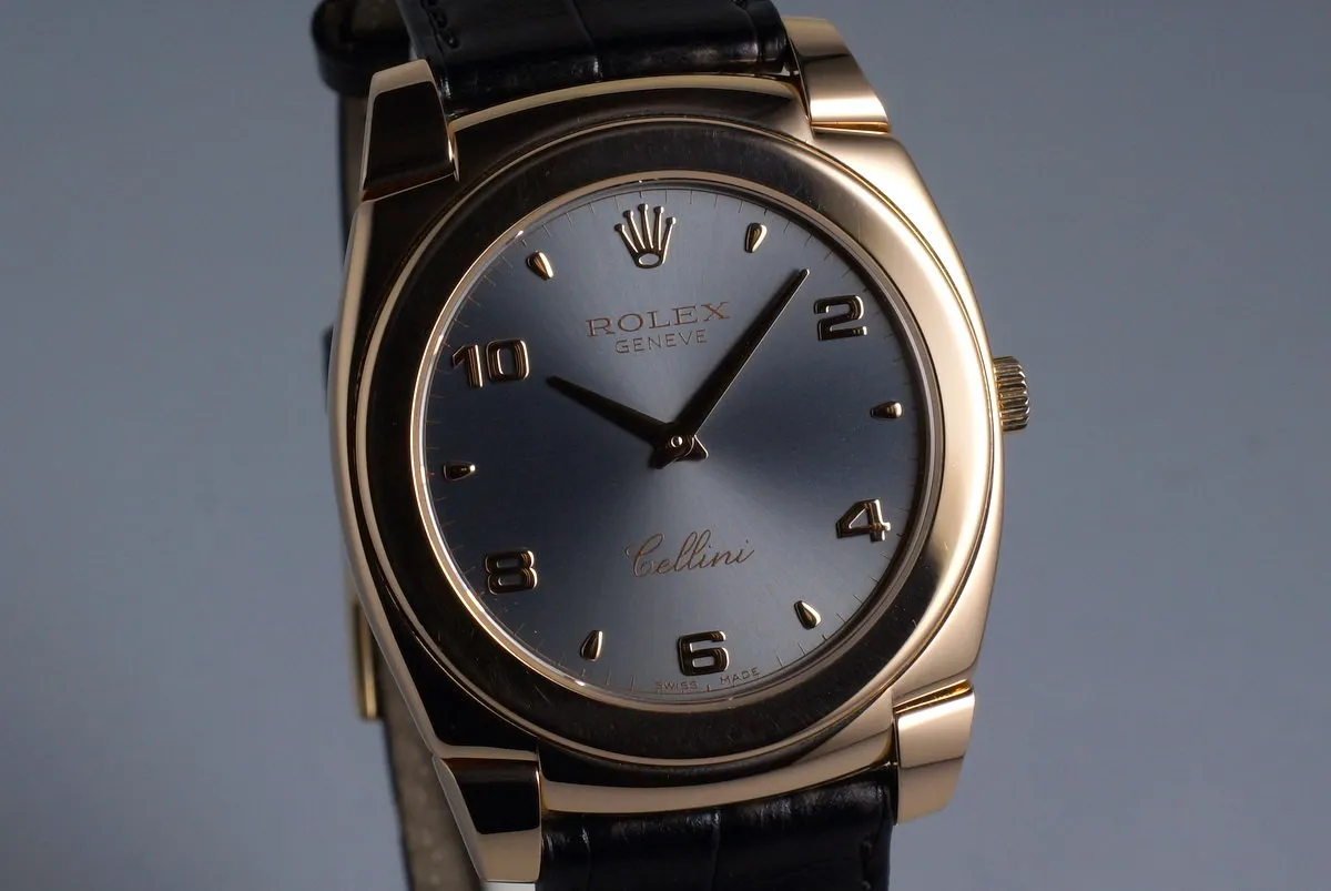 2007 Rolex Rose Gold Cellini 5330/5 with Box and Papers