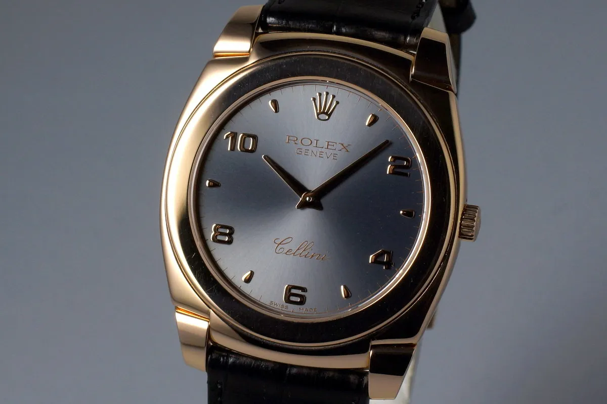 2007 Rolex Rose Gold Cellini 5330/5 with Box and Papers