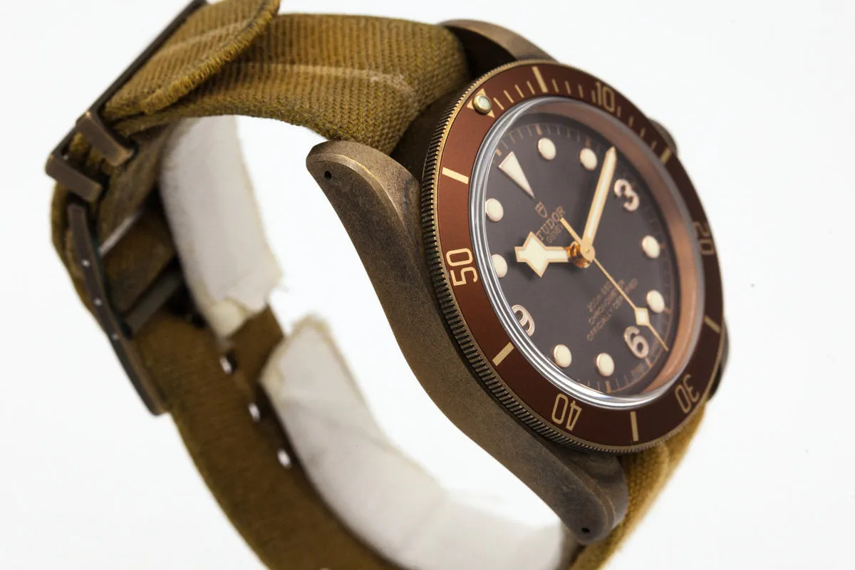 2016 Tudor Bronze Case Black Bay with Box and Papers