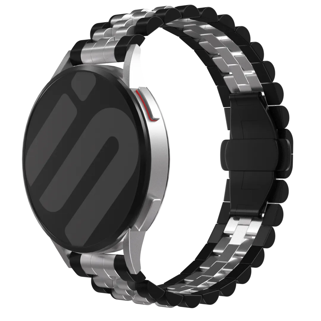 Amazfit Bip Steel Strap Jubilee (Black/Silver)