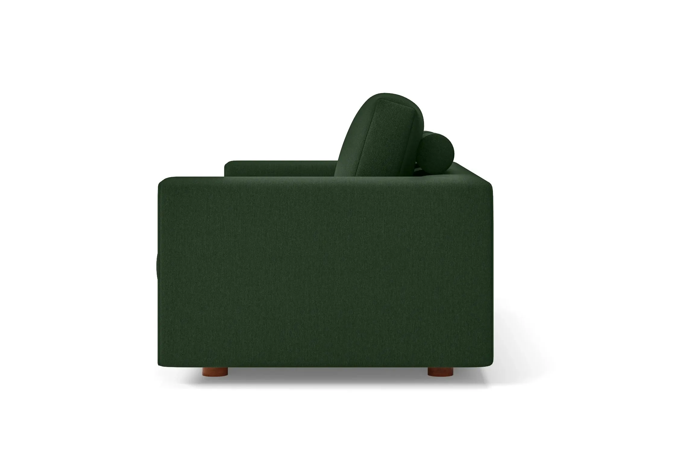 Arezzo Armchair Forest Green Linen Fabric