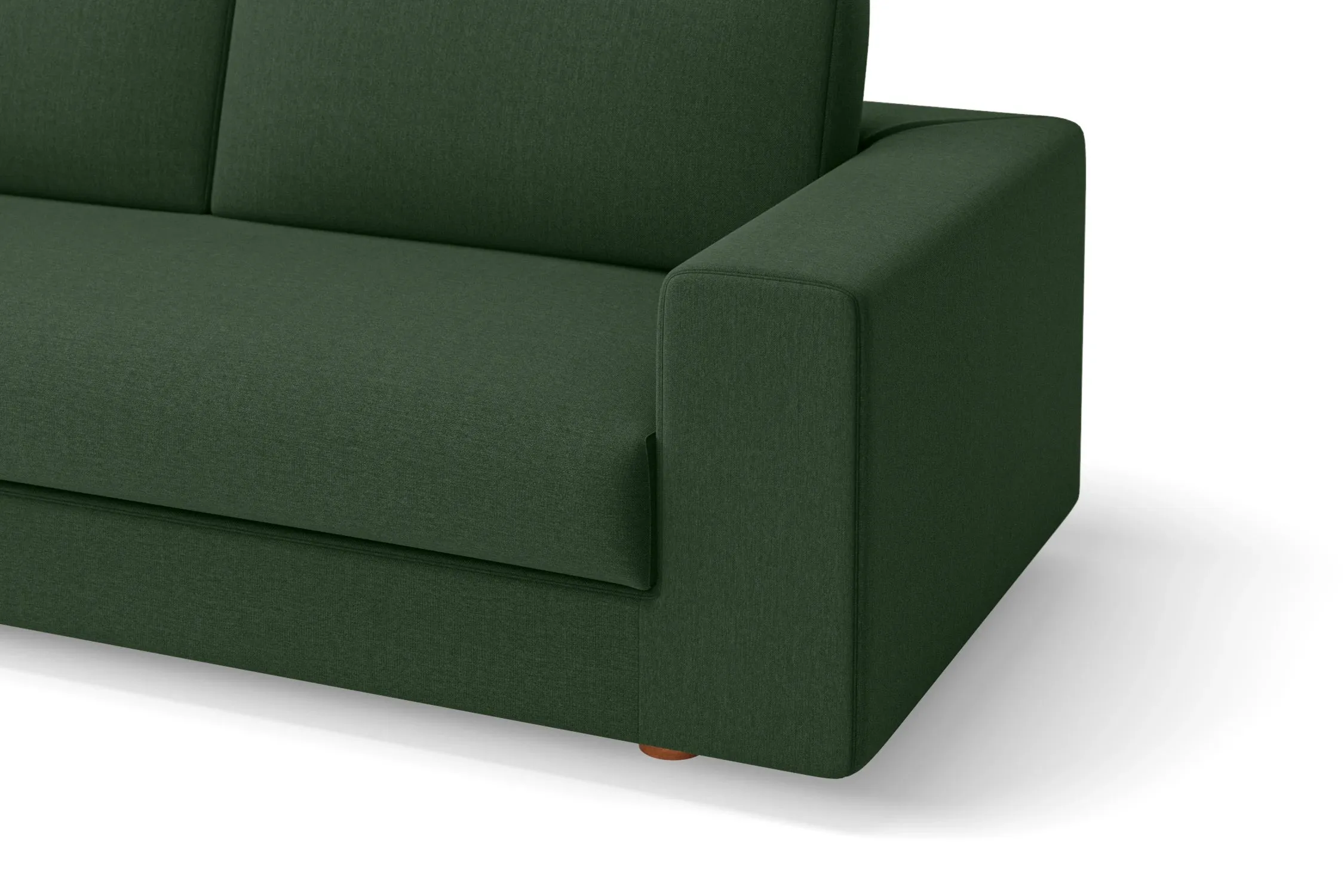 Arezzo Armchair Forest Green Linen Fabric