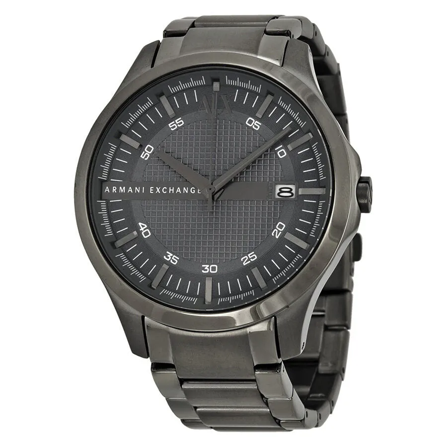 Armani Exchange Hampton Grey Textured Dial Men's Watch AX2135