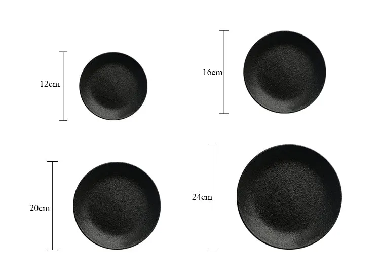 Black And White Powder Three-Color Matte Texture Flat Plate Matte