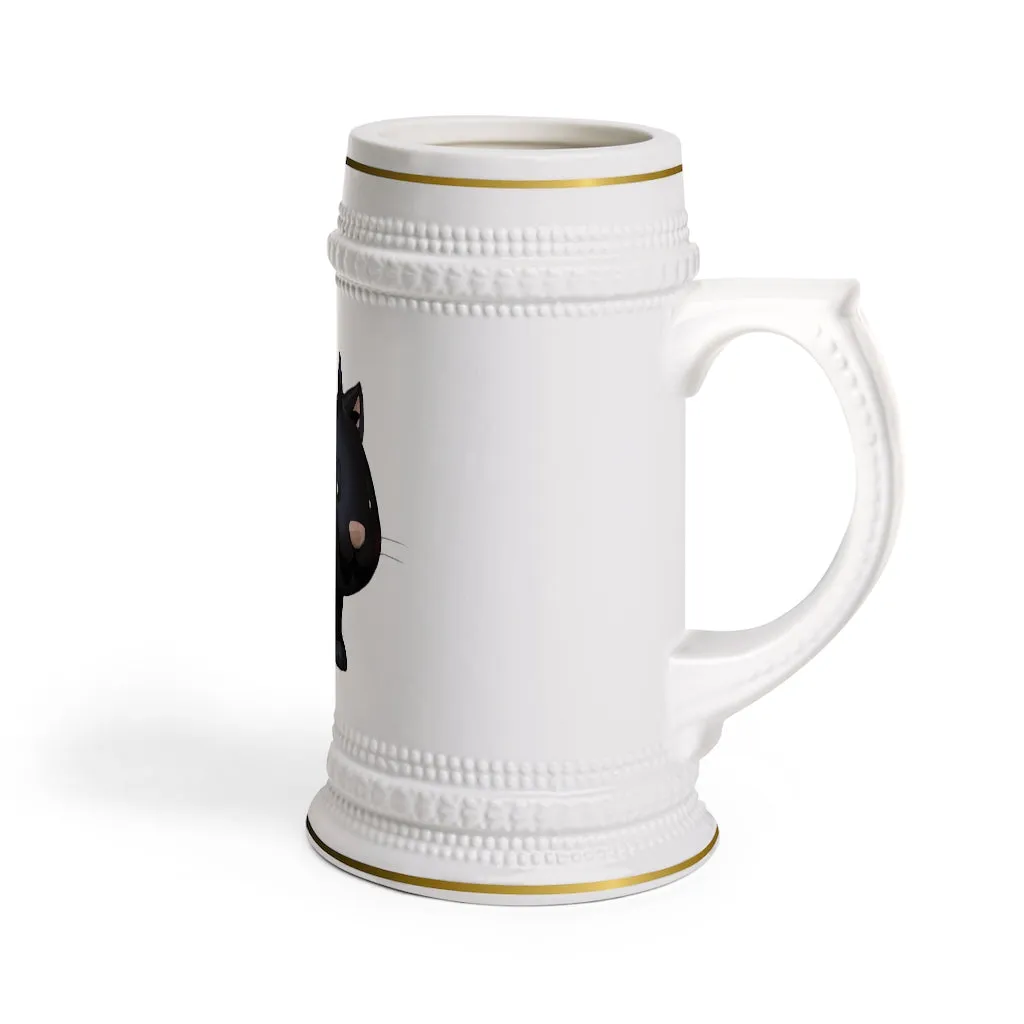 Black Kitty Stein Mug