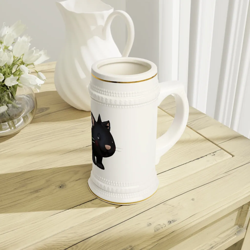 Black Kitty Stein Mug