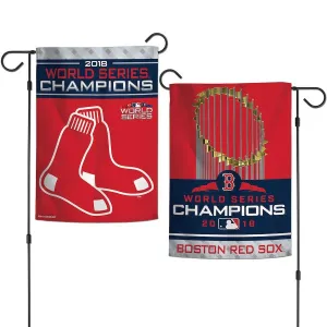 Boston Red Sox 2018 MLB World Series Champions WinCraft 2-Sided Garden Flag