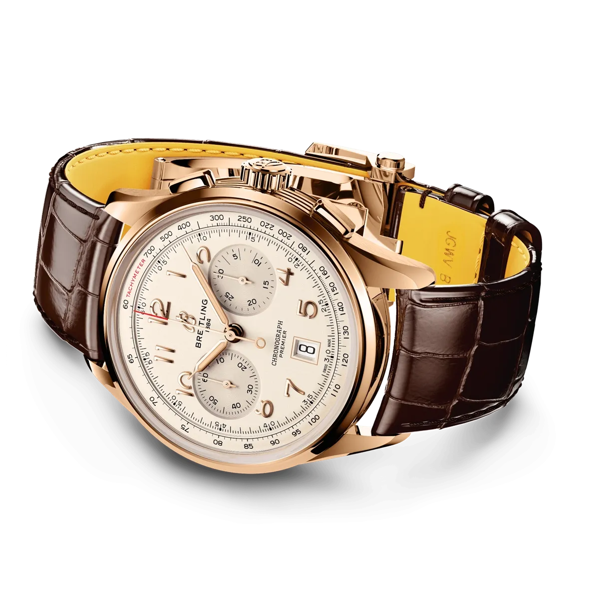 Breitling Premier B01 Chronograph 42 18K Red Gold - Ivory Dial