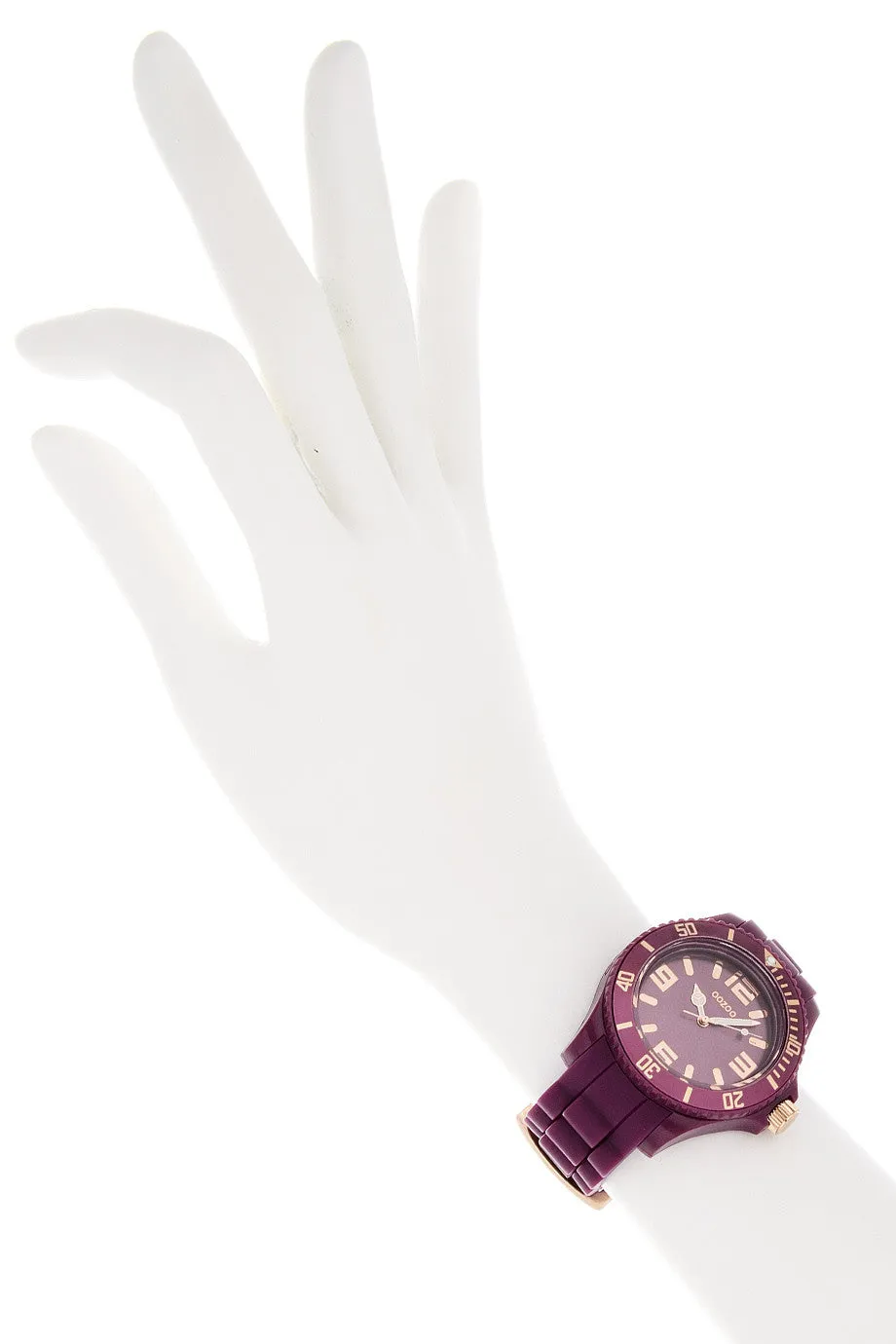 C5045 AUBERGINE Silicone Watch