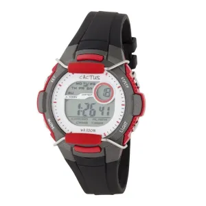 Cactus Watch Digital Collection Shield Red, Gray & Black