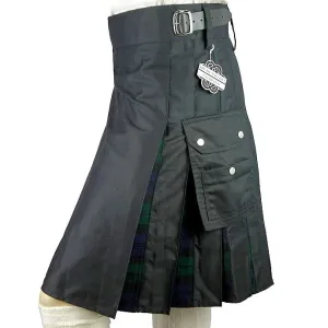 Cargo Tartan Combo Utility Kilt: Black Watch Utility Kilts