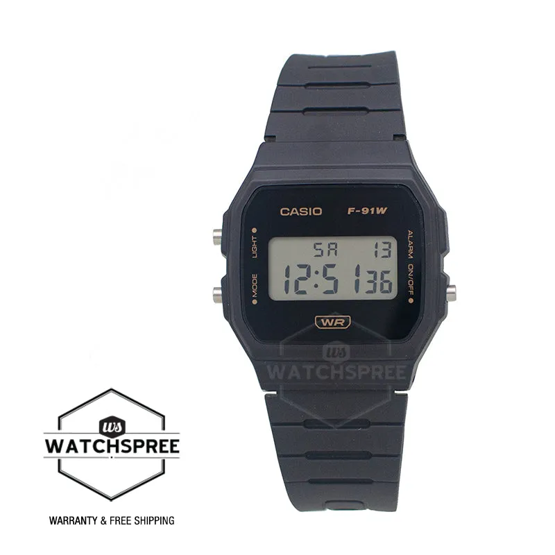 Casio Digital Pop Series Bio-Based Dark Grey Resin Band Watch F91WB-8A F-91WB-8A