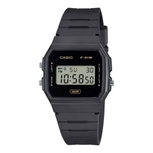 Casio Digital Pop Series Bio-Based Dark Grey Resin Band Watch F91WB-8A F-91WB-8A