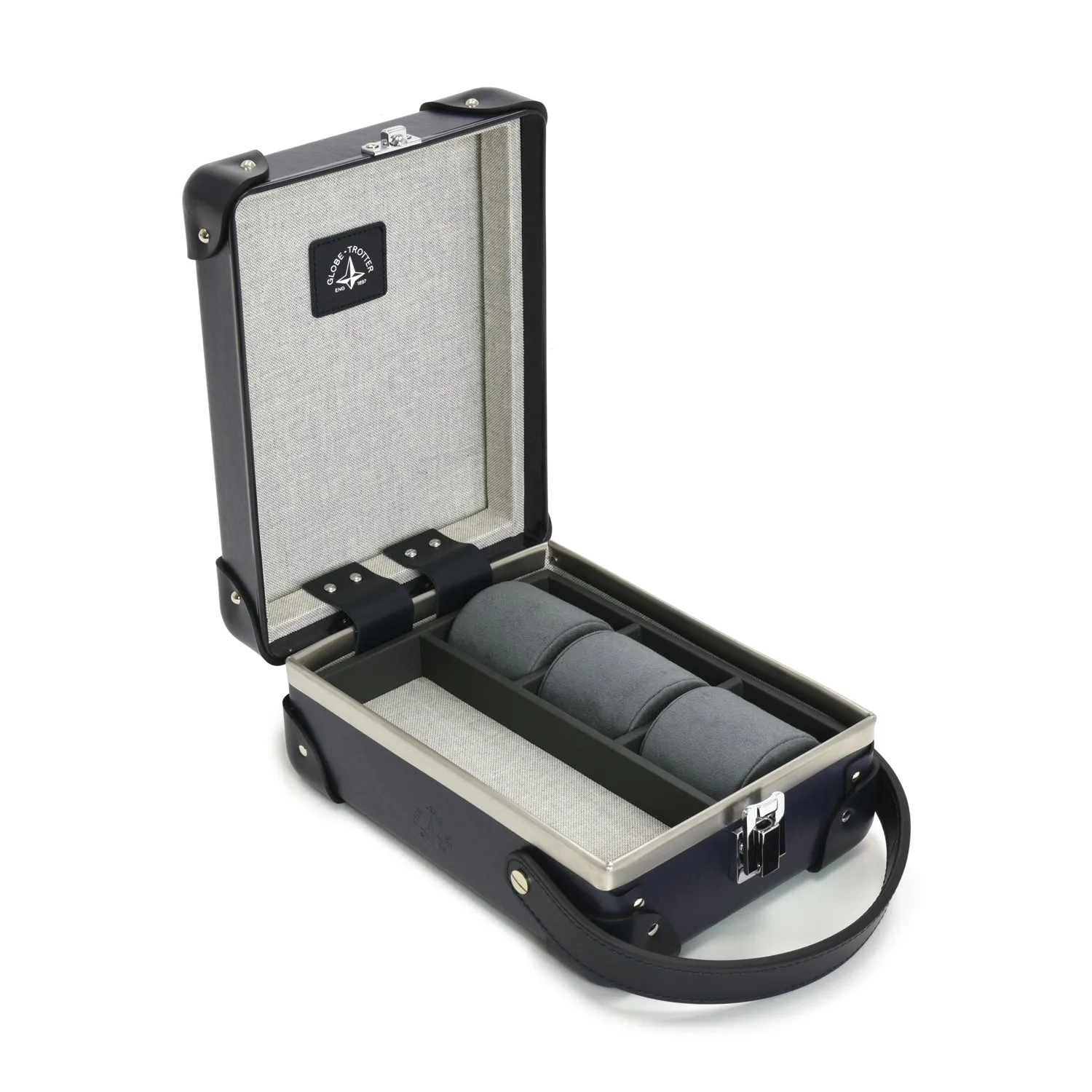 Centenary · 3-Slot Watch Case | Navy/Navy