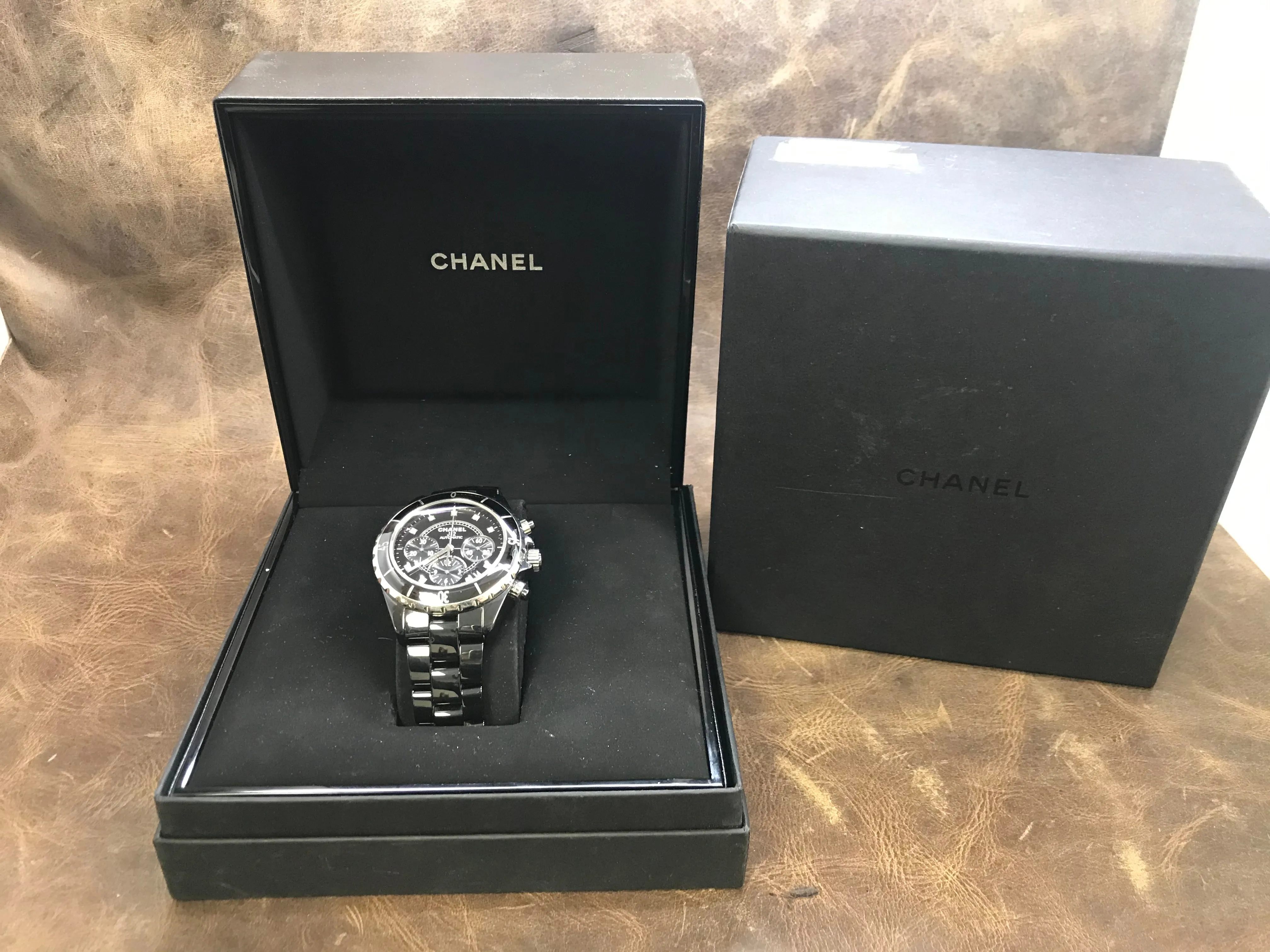 Chanel J12 Chronograph H2419 Black Dial Automatic Men's Watch