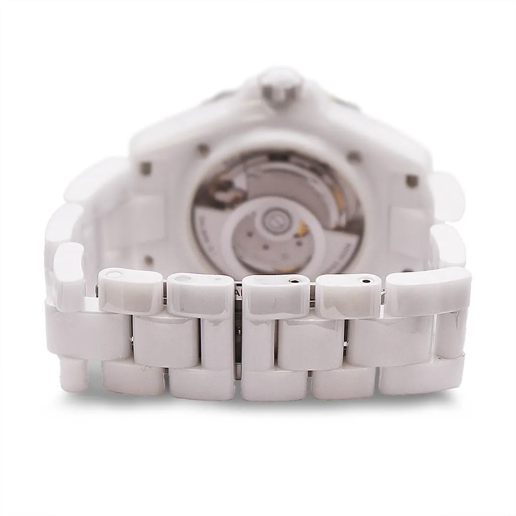 Chanel J12 White Ceramic 38mm Automatic Watch - Ref H5705