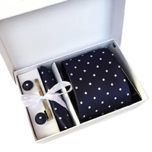 Classy Men Box - Blue Polka Dot