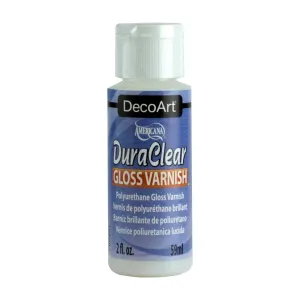 DecoArt Americana DuraClear Polyurethane Gloss Varnish 2oz