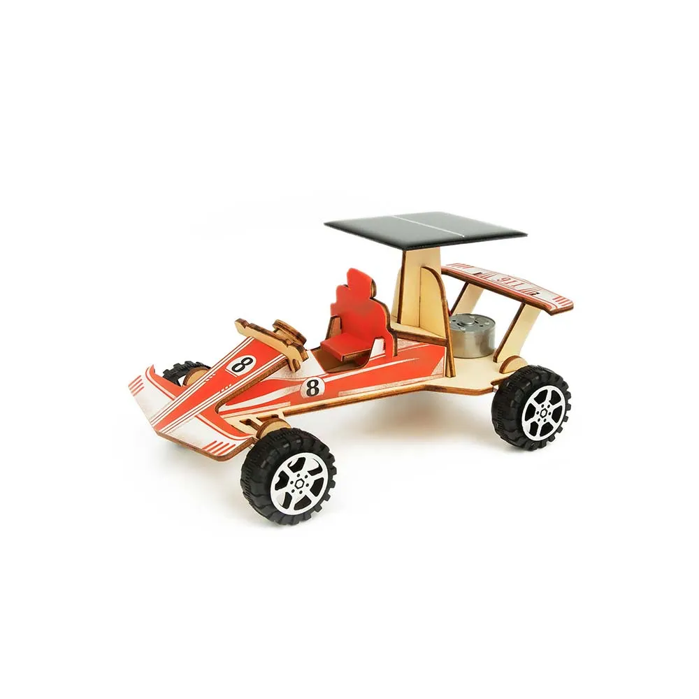 DIY 3D Wooden Cars: Solar Racing Car