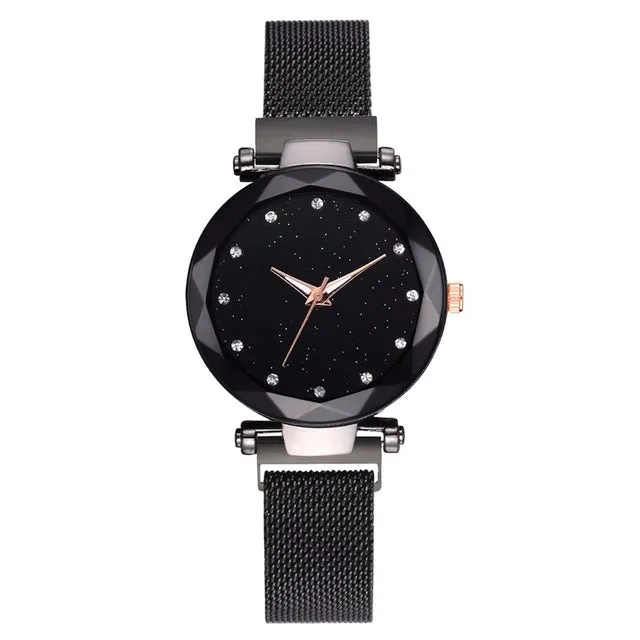 Elegant Magnet Buckle Women Watch