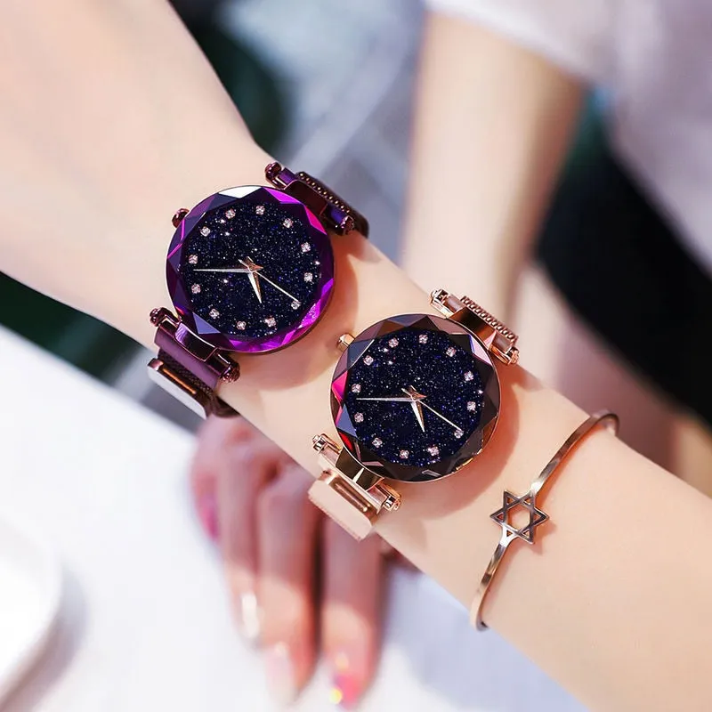 Elegant Magnet Buckle Women Watch