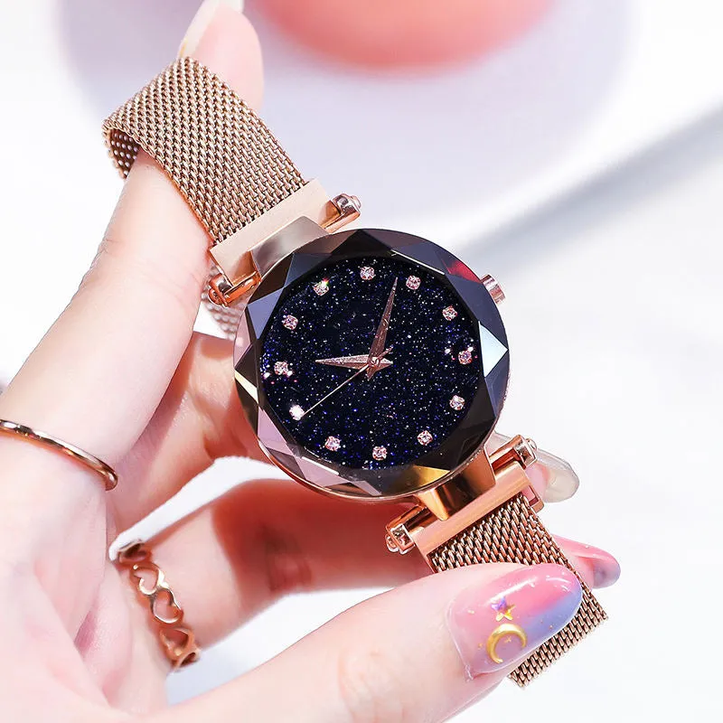 Elegant Magnet Buckle Women Watch