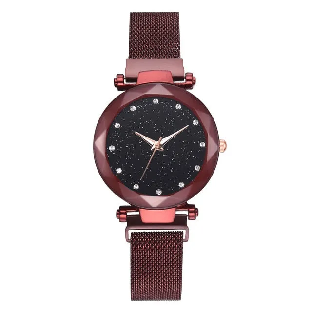 Elegant Magnet Buckle Women Watch