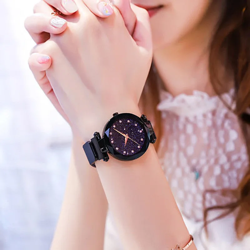 Elegant Magnet Buckle Women Watch