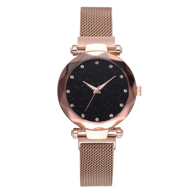 Elegant Magnet Buckle Women Watch