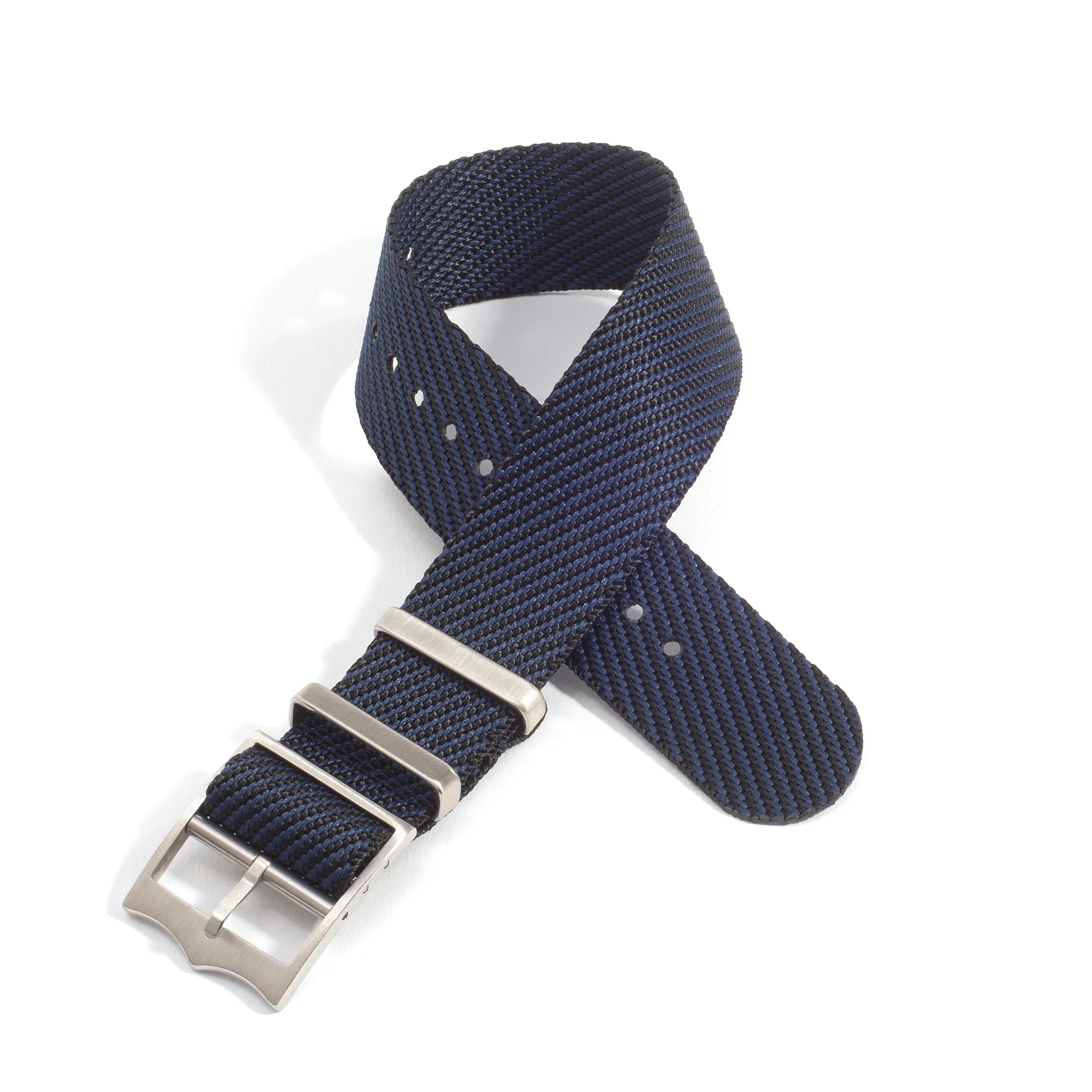 Everest Navy Blue Single Pass Nylon Watch Band