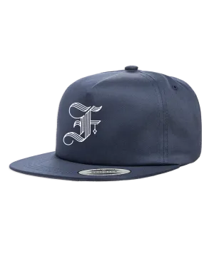 F Snapback Hat (Navy)