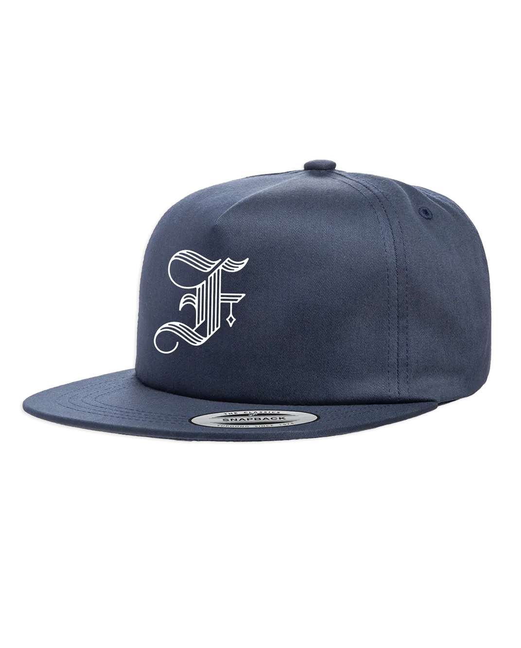 F Snapback Hat (Navy)