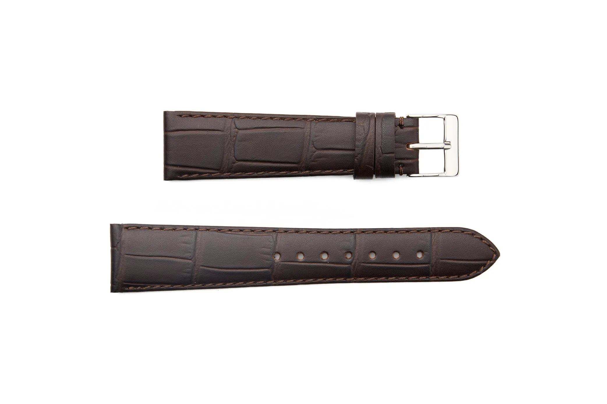 HB1-724 Alligator Grain Matte Regular Watch Strap