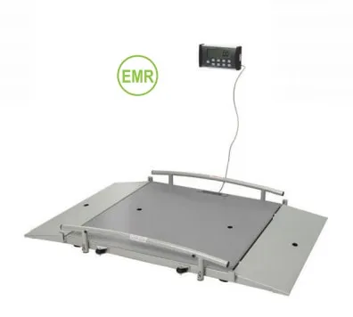 Health O Meter Portable Digital Wheelchair Dual Ramp Scale (44"x42" platform) (1EA)