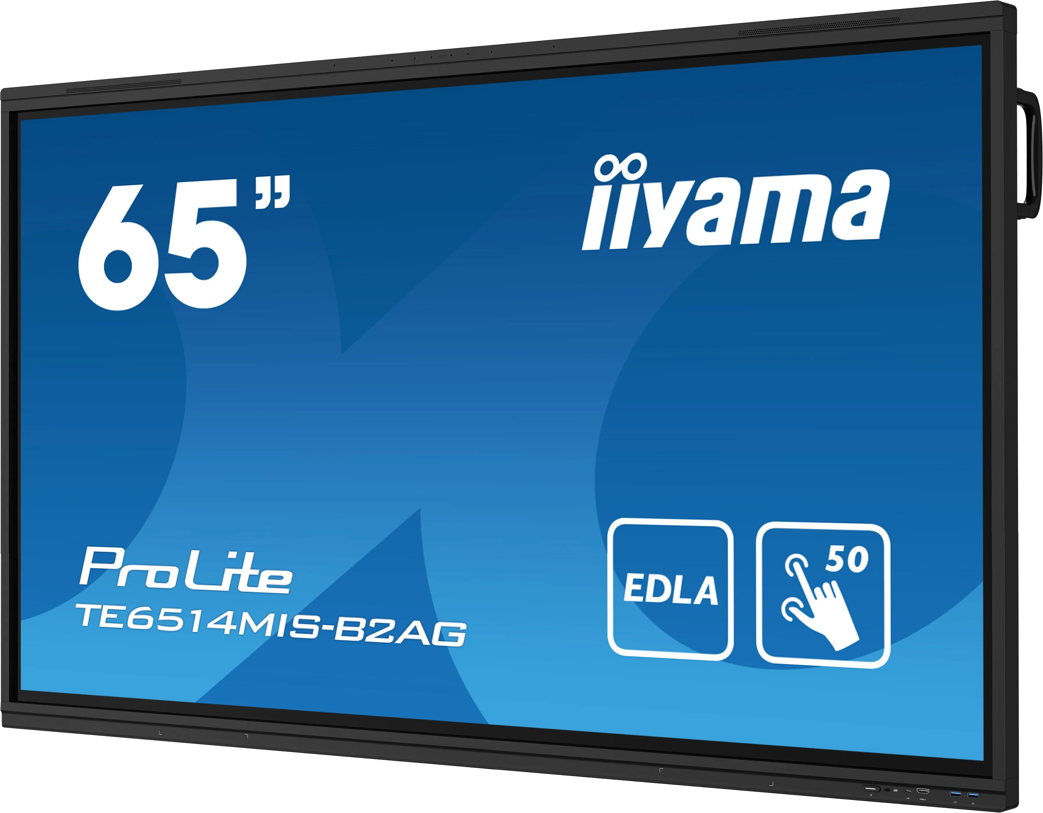 Iiyama Prolite Te6514mis-B2ag 65" Led-Backlit Lcd Display - 4K - For Digital Signage / Interactive Communication