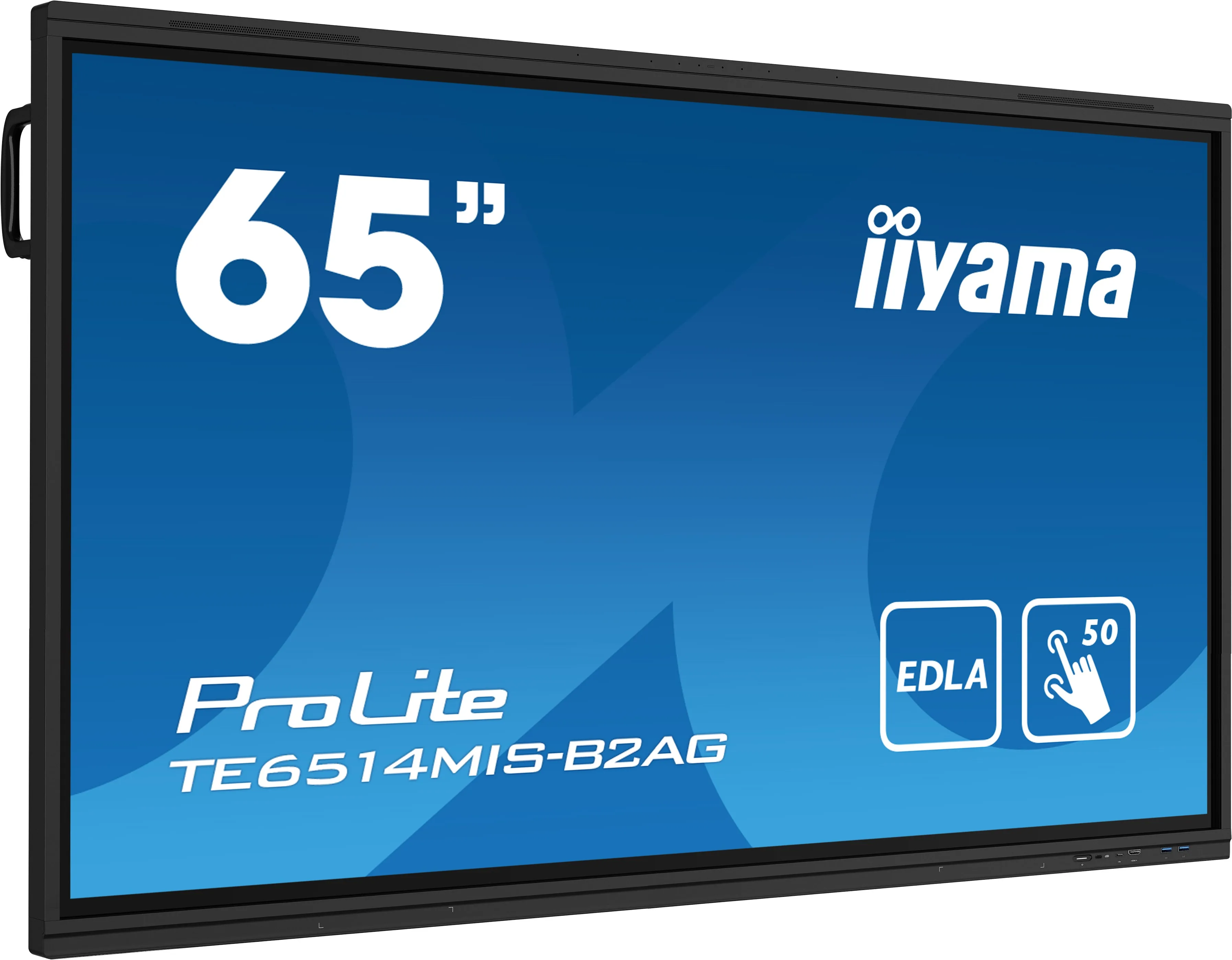 Iiyama Prolite Te6514mis-B2ag 65" Led-Backlit Lcd Display - 4K - For Digital Signage / Interactive Communication