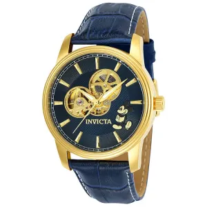 Invicta Men's Disney Automatic 3 Hand Navy Blue Dial Watch 24501