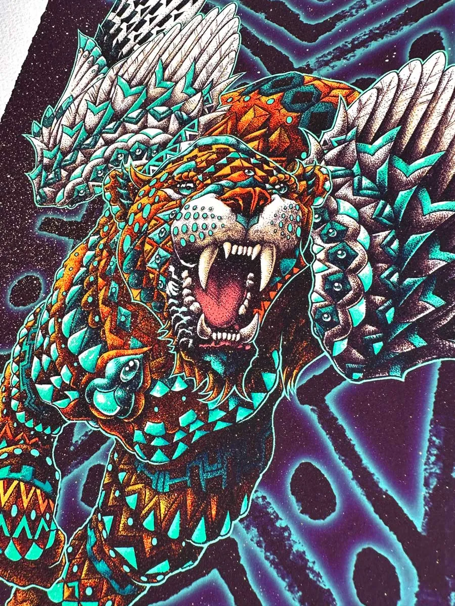 Jaguar Purple Variant HE Art Print (72 Hour Timed Edition)