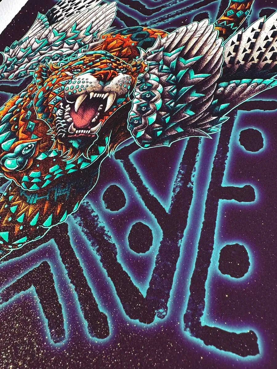 Jaguar Purple Variant HE Art Print (72 Hour Timed Edition)