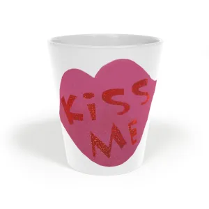 Kiss Me Latte Mug, 12oz