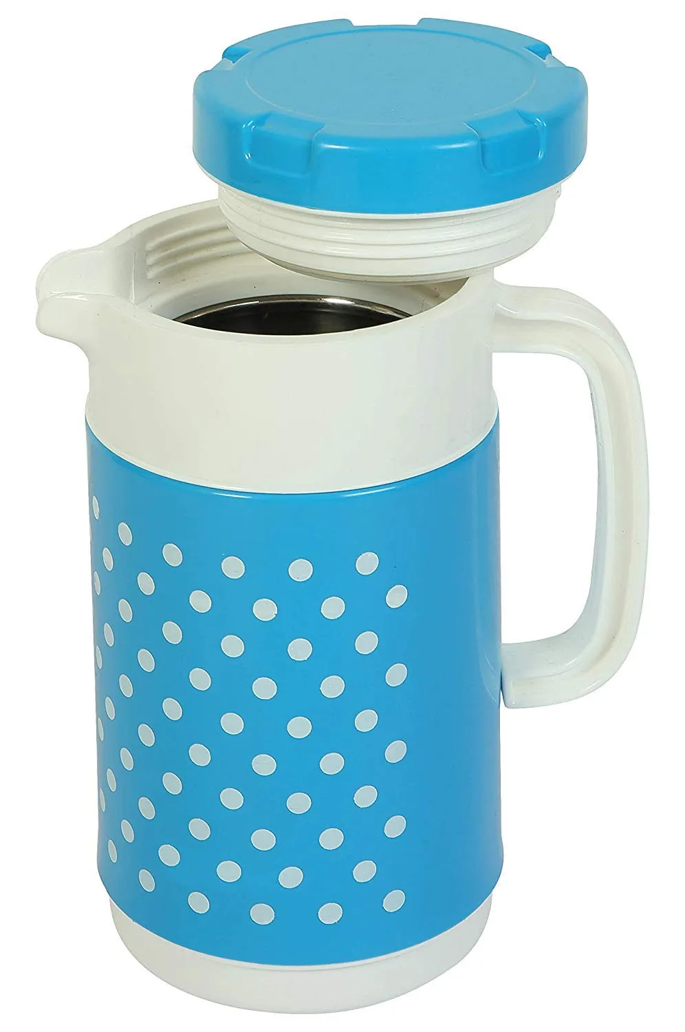 Kuber Industries Insulated Orchid Tuff Jug Flask 1500 ML (Blue) -CTLTC12366, Standard