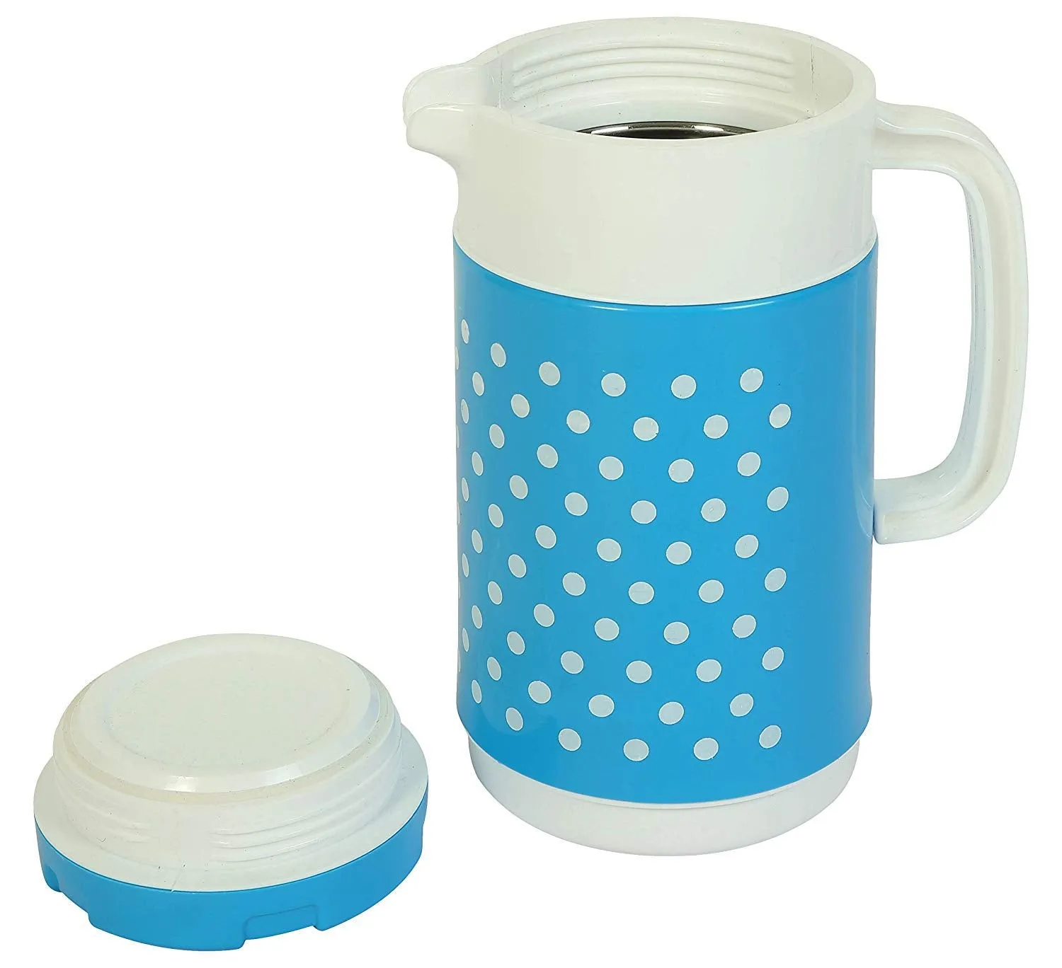 Kuber Industries Insulated Orchid Tuff Jug Flask 1500 ML (Blue) -CTLTC12366, Standard